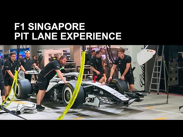 F1 Singapore 2026 | Pit Lane Experience at Marina Bay Street Circuit