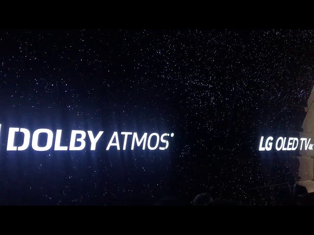 IFA 2017 LG UHD dolby atmos tunnel demo