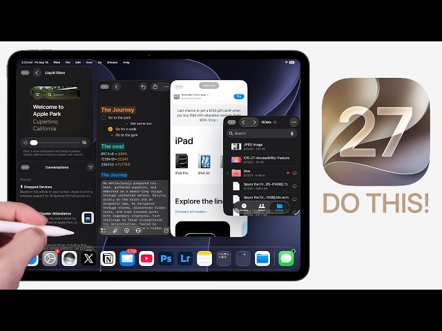 iPadOS 27 is AMAZING! - First 14 Things To Do!