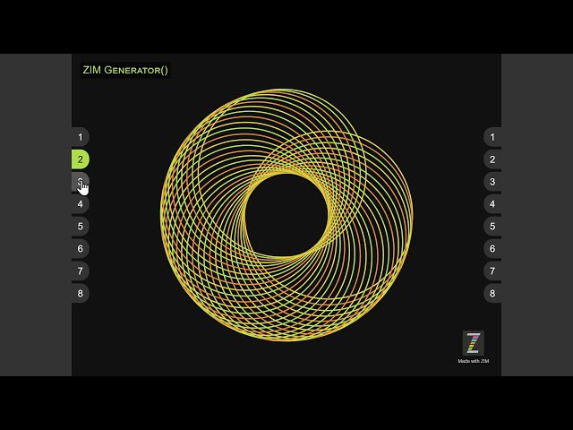 Whiskers (ZIM) Projection Mapping App - Made with ZIM