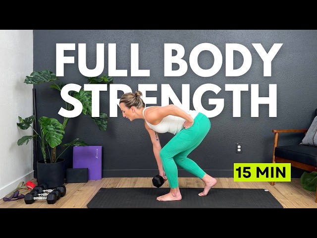 Get Stronger in 15 Minutes | One-Dumbbell Full Body Workout