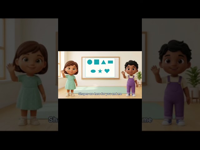 Which Shape is a Circle? 🟡 Learn Shapes! #Shorts #kidssongs