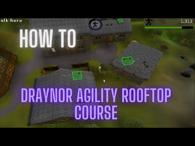 OSRS How to do the draynor rooftop agility course