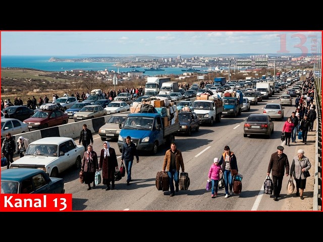 Russians flee Crimea; residents lose faith in Russia, with some selling their homes and leaving
