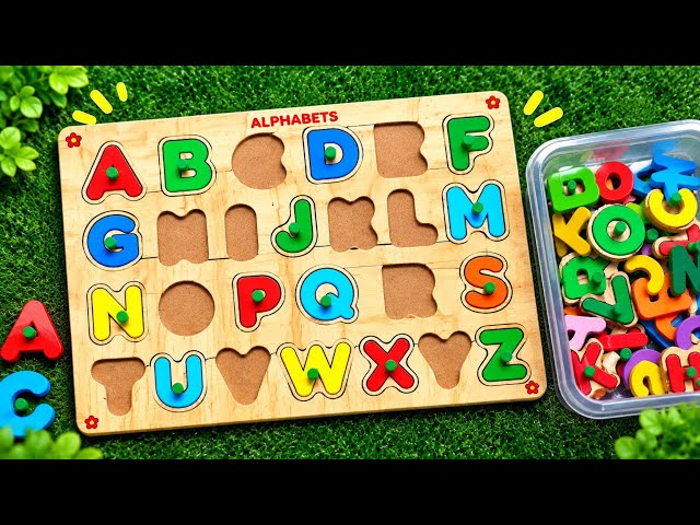 Missing Letters Game | Learn ABC & Colors for Kids | Alphabet A to Z | Preschool Learning