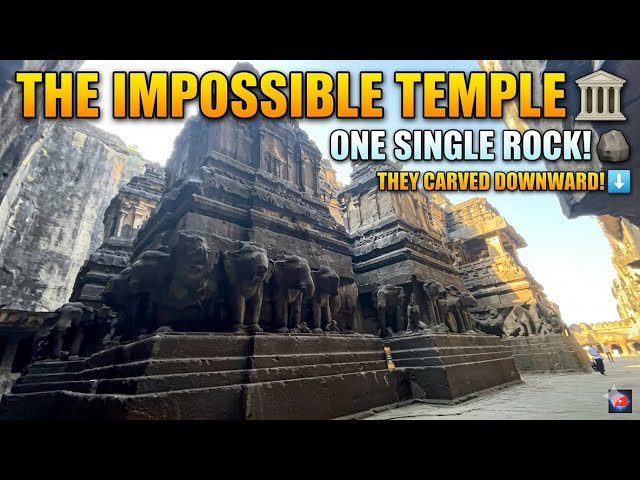 The Impossible Temple: Ellora Cave 16 Kailasa Temple 🛕 | Ancient Engineering Marvel
