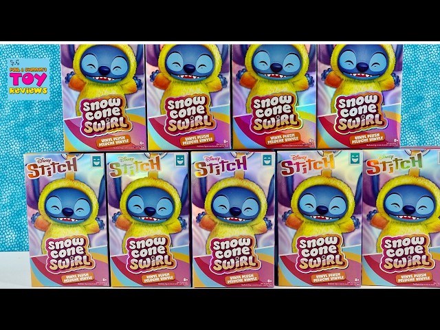 Disney Stitch Snow Cone Swirl Vinyl Plush Blind Box Unboxing