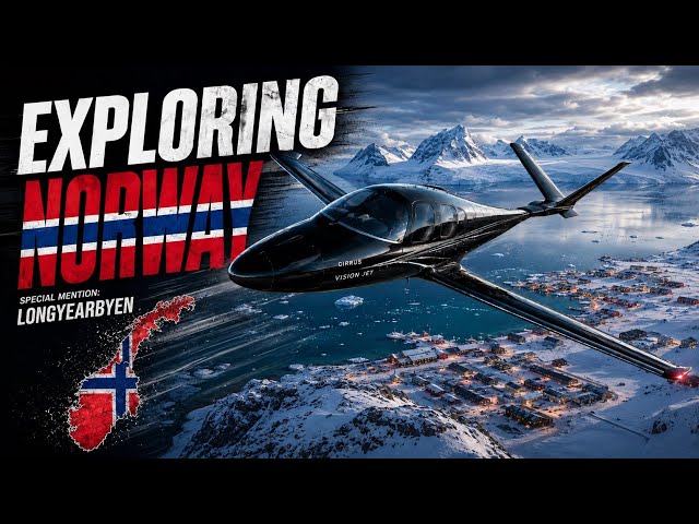 EXPLORING NORWAY - Special Mention: Longyearbyen (different plane) - Flight Simulator 2024 - PSVR2
