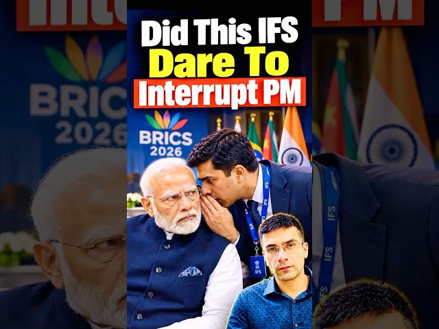Did This IFS Dare To Interrupt PM Modi?