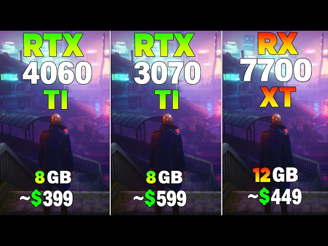 RTX 3070 Tİ vs RTX 4060 Tİ vs RX 7700 XT - 8 Game Test | Worth Upgrading?