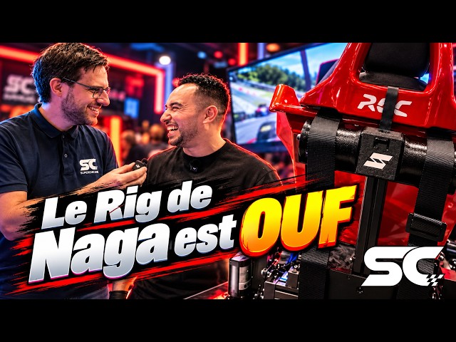 Testing Naga's Cockpit at SimRig. SimRacing Expo 2026