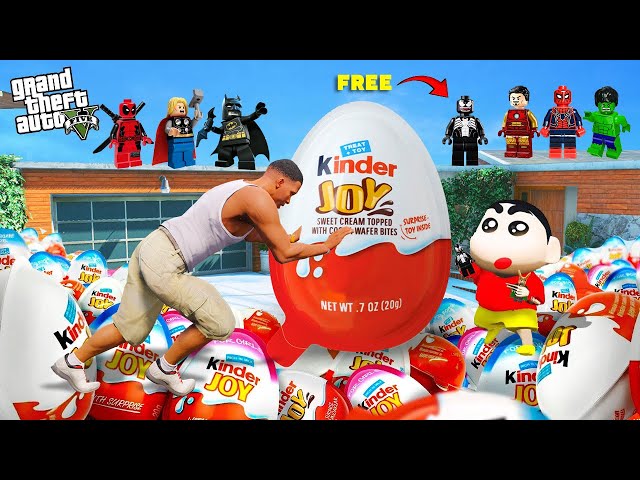 Franklin & Shinchan Buy Kinder Joy and Get Avengers Lego Toys in GTA 5!