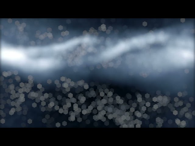 Silver Blue Shimmering Bokeh Backdrop Wallpaper 4K No Sound
