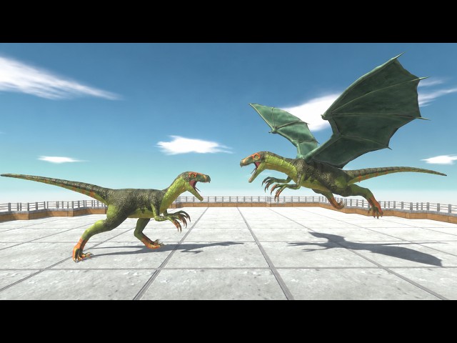 Dinosaurs vs Their Flying Copies - Animal Revolt Battle Simulator