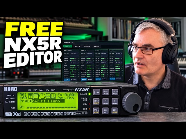Free Korg NX5R Editor Librarian | Web MIDI Patch Manager