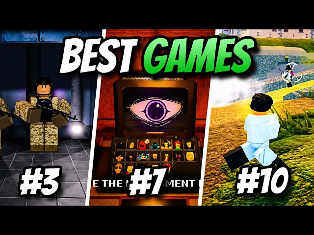 10 Roblox Games That Are ACTUALLY Worth Your Time