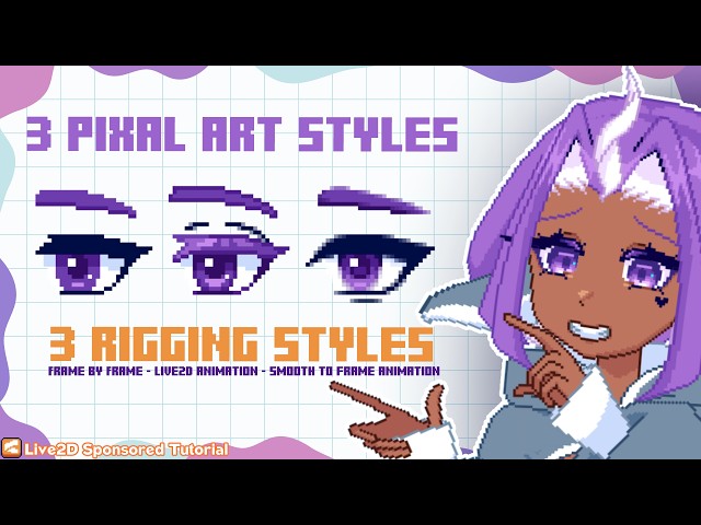 How to Rig Pixel Art Eyes in Live2D Cubism | Pixel Vtuber Rigging Tutorial