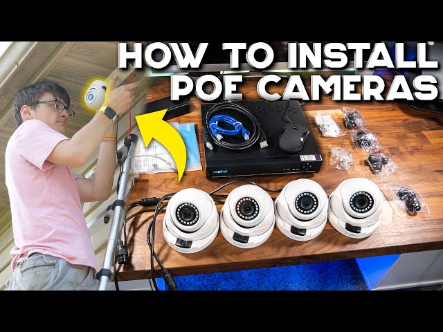 How To Plan, Run Wires, & Setup a WIRED PoE Camera System! || Reolink 8CH 5MP System Review