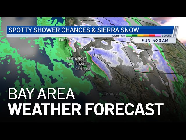 Bay Area Forecast: Colder Storm, Rain Chance & Sierra Snow