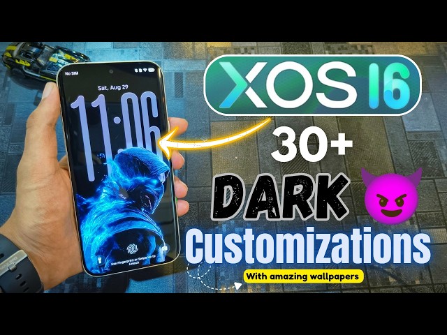 Infinix XOS 16 Dark Customizations 🔥 | Must Watch