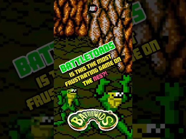 Is this the most frustrating game on the NES #gaming #retrogaming #nes #nintendo #battletoads