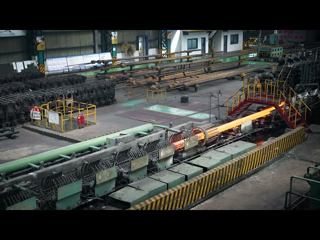 Amazing Large Steel Pipe Factory! billet to high tech seamless pipe.