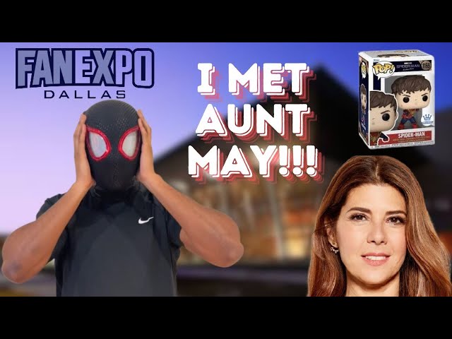 Meeting Marisa Tomei (Aunt May) at Dallas Fan Expo 2024!