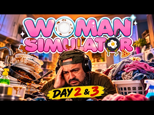 I Survived 3 Days as a Wife… Barely 😂 | Woman Simulator Day 2 & 3