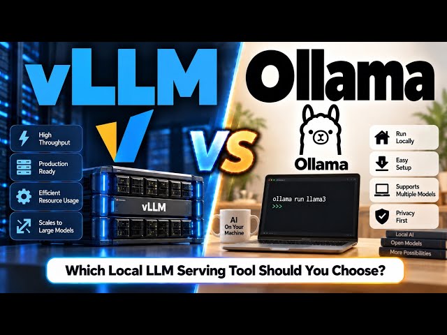 vLLM vs Ollama | Which Local LLM Serving Tool Should You Choose? | Uplatz