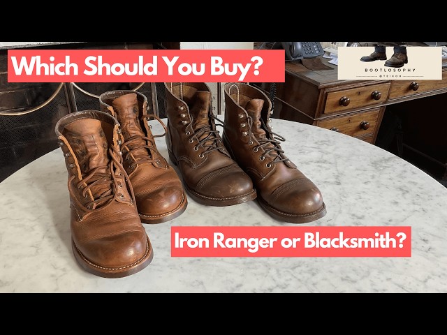 Comparing the Red Wing 8111 Iron Ranger and the 3343 Blacksmith