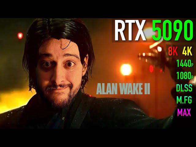 The RTX 5090 in Alan Wake 2 - MAX settings, Path Tracing, DLSS4, RTX Mega Geometry