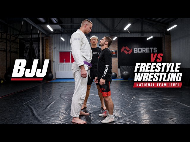 FREESTYLE WRESTLING vs BJJ 🤯 107kg Jiu-Jitsu Guy Challenges a 57kg Former National Team Wrestler