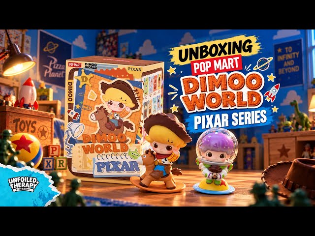 I Unboxed the FULL DIMOO WORLD × PIXAR Set!