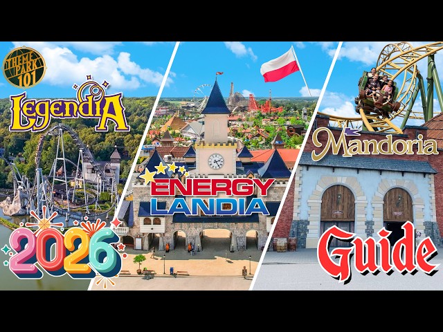 Poland Theme Parks RIDES & ATTRACTIONS - 2026 - Mandoria, Legendia & ENERGYLANDIA