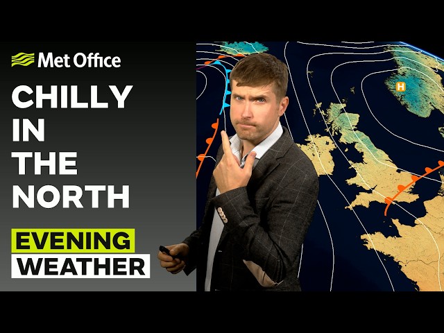 28/09/2026 - Drier further north - Evening Weather Forecast UK - Met Office Weather