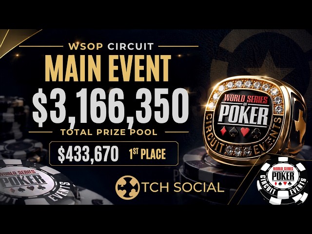 $2,000,000GTD Main Event FinalTable | WSOPC | TCH Social Austin