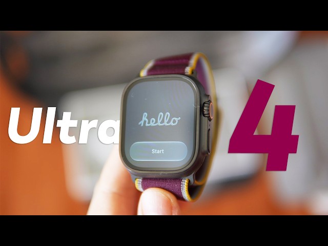Apple Watch Ultra 4 Unboxing – Dark Titanium & Burgundy Trail Loop