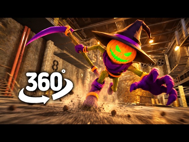 Happy Chase You! | 360° VR Animation | HELPING HAPPY 99 NIGHTS FOREST