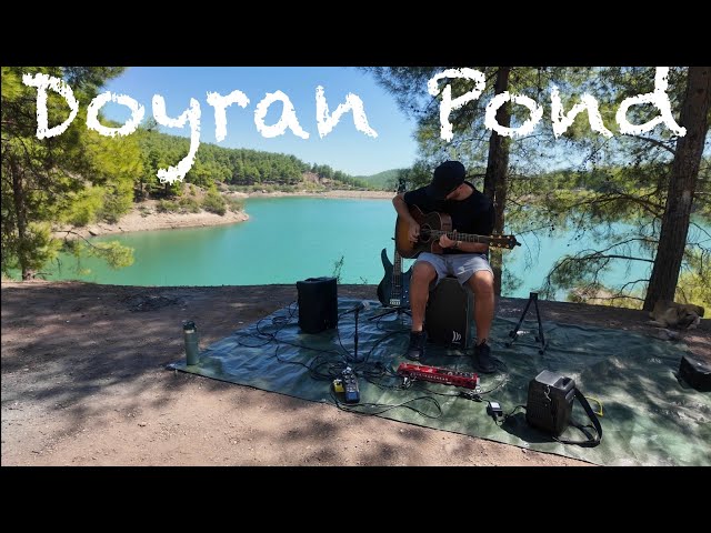 Live Guitar Loop Performance by Doyran Lake