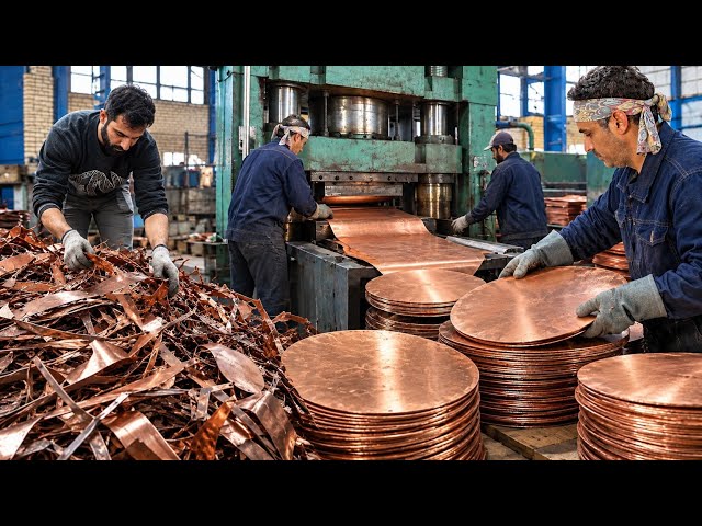 From Copper Scrap to Hammer-Ready Blanks | The Process Behind Handmade Copperware