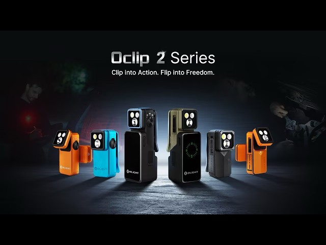 Olight Oclip 2 Series - Clip into Action. Flip into Freedom