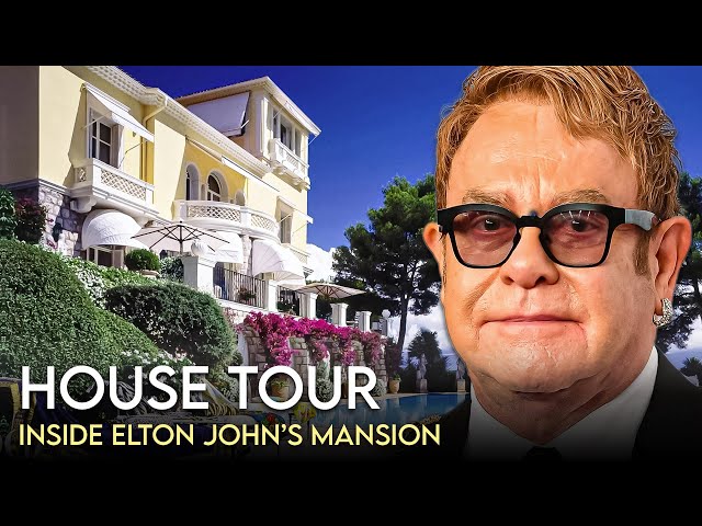 Elton John | House Tour | $33 Million Beverly Hills Mansion & More