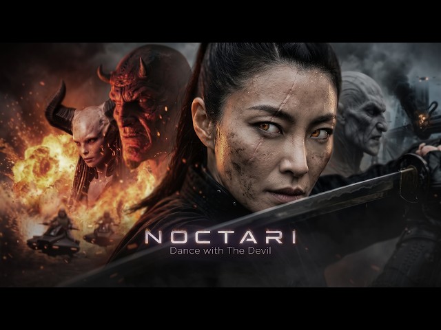 Dance with The Devil. NOCTARI, Cinematic 4k Dark Sci-fi fantasy Kung-fu action. Vampires and aliens
