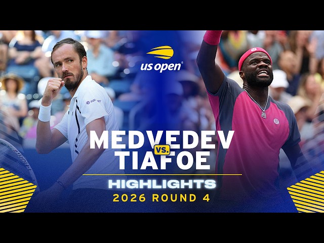 Daniil Medvedev vs. Frances Tiafoe Highlights | 2026 US Open Round 4