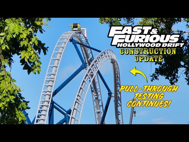Universal Orlando Resort Fast & Furious: Hollywood Drift Roller Coaster Construction Update 9.19.26