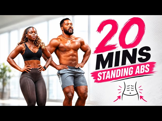 20 MIN STANDING ABS 🔥 Burn Belly Fat Without Getting on the Floor!
