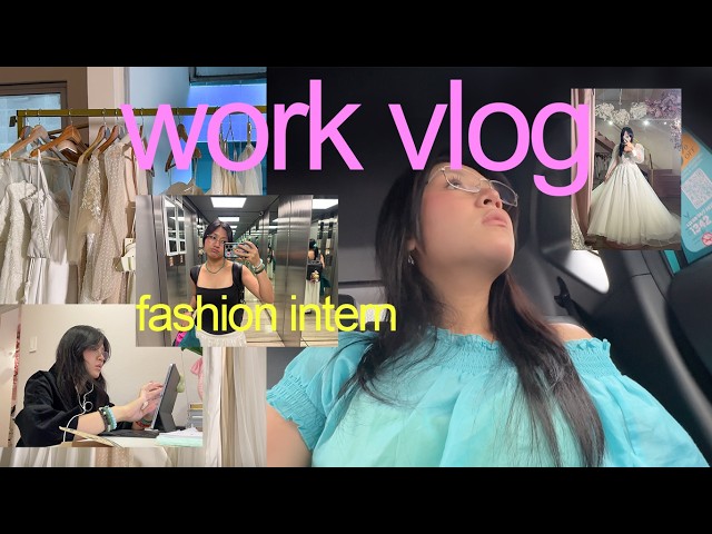 productive work vlog diaries👩🏻‍💻 4 days of working for a fashion designer