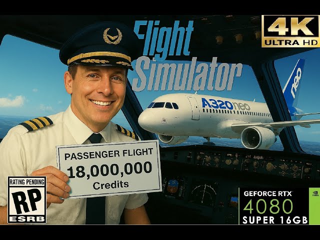 Microsoft Flight Simulator 2024 | Career Mode | 18 Million Cr Earned on 1 Mission ✈️ #4k #pc