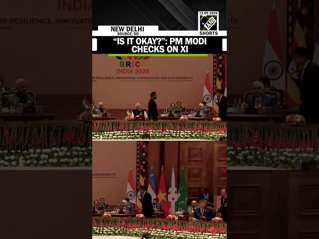 RARE MOMENT: “IS IT OKAY?”: PM Modi checks on Xi Jinping during BRICS Summit, video goes viral