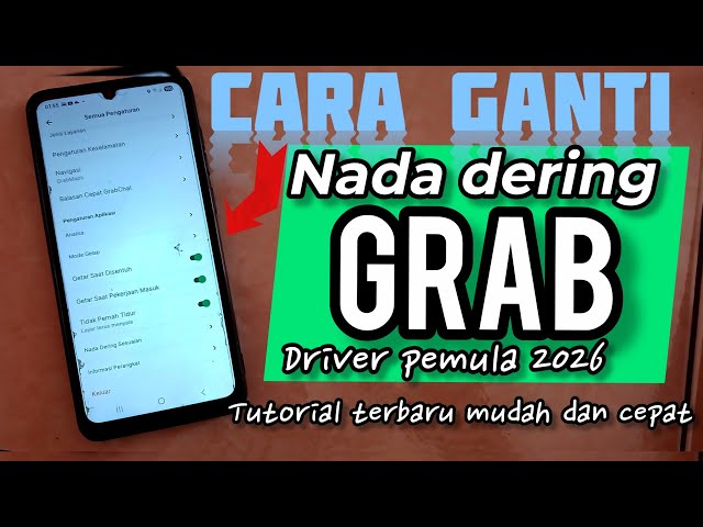 Tutorial||How to Change GRAB Driver Ringtone for Beginners 2026, easy and fast